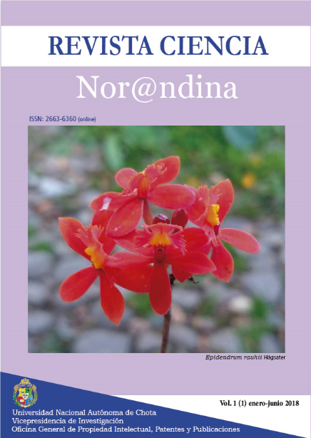 					Ver Vol. 1 Núm. 1 (2018): Revista Ciencia Nor@ndina
				